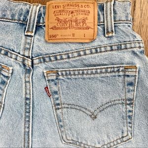 Levi’s 550 vintage high waist shorts